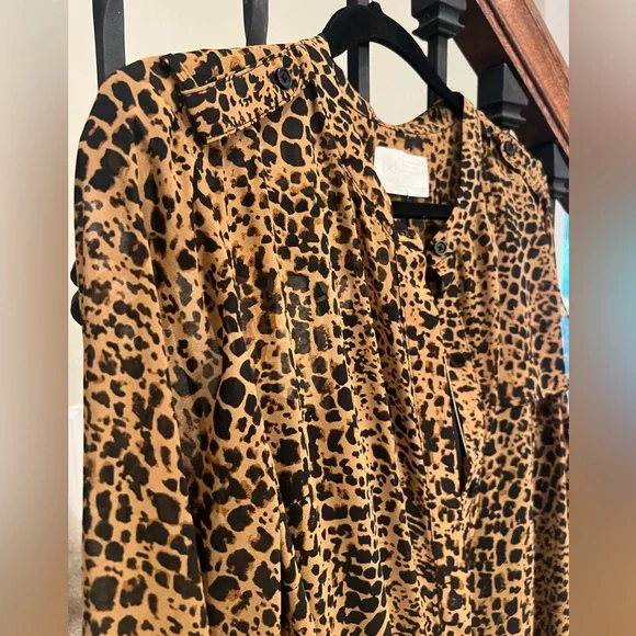 NWT Banana Republic Leopard Print Dress-Size 14 - Picture 6 of 15